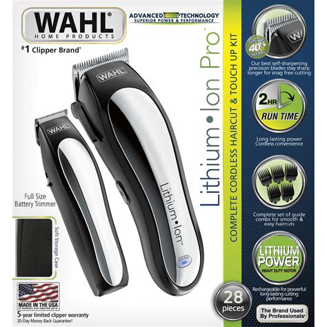 lithium ion clipper wahl